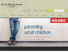 Tablet Screenshot of highlandsministriesonline.org